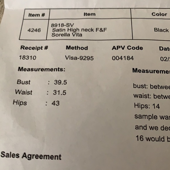 Black Sorella Vita evening gown - Picture 7 of 7